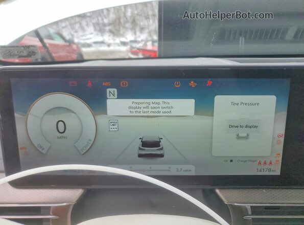 KMUKEDSB7RU021706 2024 GENESIS GV60 Белый Вид щитка приборов