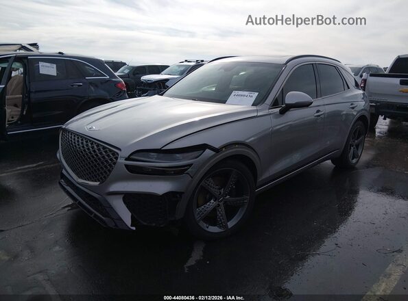 KMUMCDTC0NU040503 2022 GENESIS GV70 Silver Передня ліва чверть