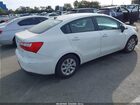 2016 Kia Rio Lx Белый vin: KNADM4A32G6654475