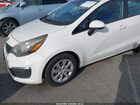 2016 Kia Rio Lx Белый vin: KNADM4A32G6654475