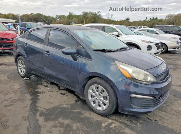 KNADM4A35G6642496 2016 KIA RIO Угольный Передняя правая четверть