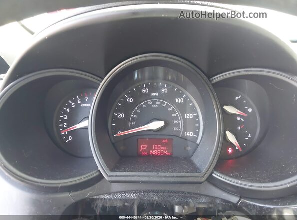 KNADM4A36H6025643 2017 KIA RIO Красный Вид задних сидений