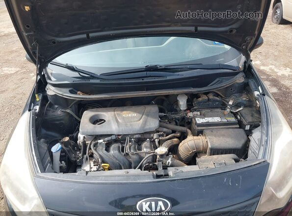 KNADM4A38G6541730 2016 KIA RIO Черный Вид сзади