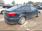 2016 Kia Rio Lx Черный vin: KNADM4A38G6541730