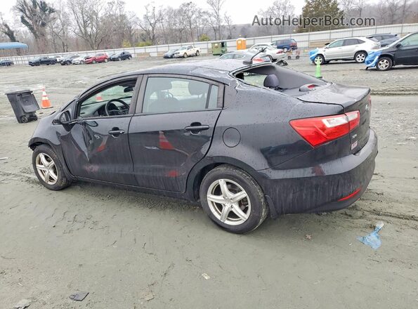 KNADM4A39H6011235 2017 KIA RIO Черный Задняя левая четверть