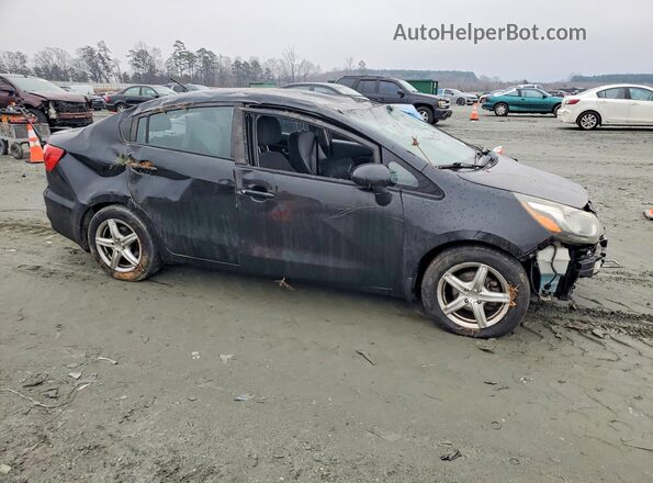 KNADM4A39H6011235 2017 KIA RIO Черный Передняя правая четверть