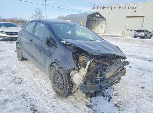 KNADN5A39H6793961 2017 KIA RIO Угольный Передняя правая четверть
