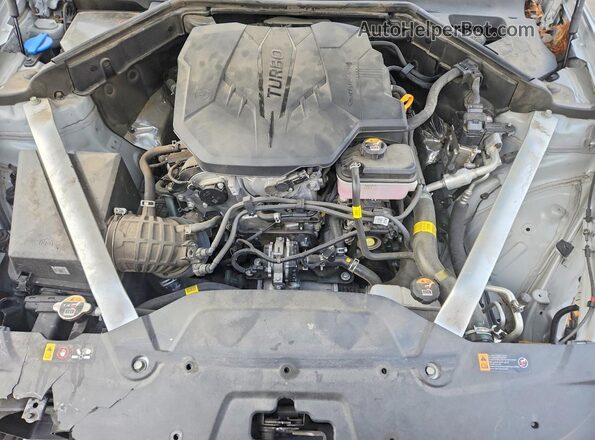 KNAE35LD2P6127975 2023 KIA STINGER Серый Вид задней части салона