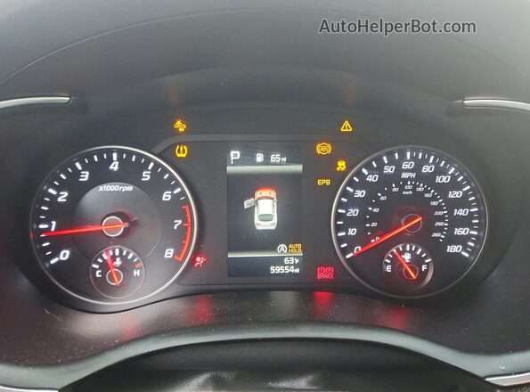 KNAE35LD2P6127975 2023 KIA STINGER Серый Вид щитка приборов