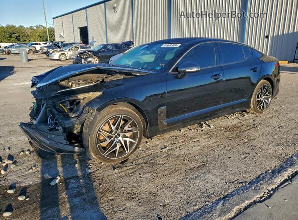 KNAE35LD2P6131296 2023 KIA STINGER Черный Передняя левая четверть