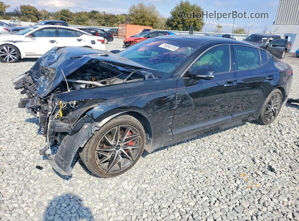 KNAE35LD3P6131324 2023 KIA STINGER Синий Передняя левая четверть