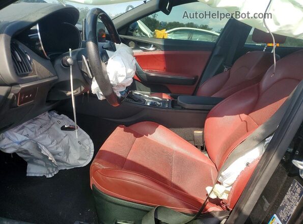 KNAE35LD3P6131324 2023 KIA STINGER Синий Вид салона спереди