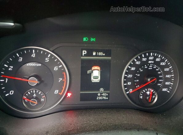 KNAE35LD7N6105399 2022 KIA STINGER Серый Вид щитка приборов