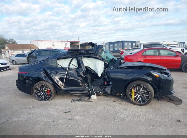 KNAE35LD7P6123582 2023 KIA STINGER Черный Вид задней части салона
