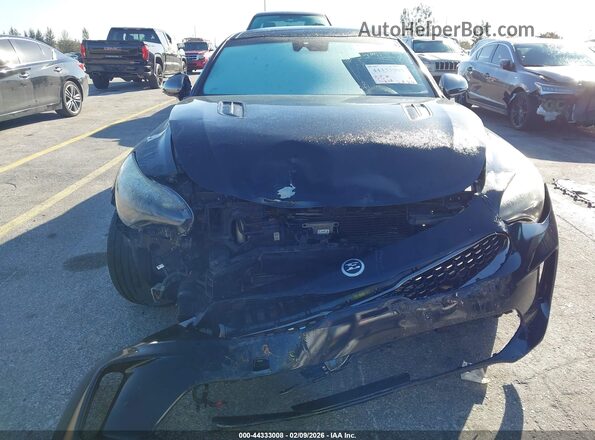 KNAE45LC2K6057777 2019 KIA STINGER Черный Вид спереди