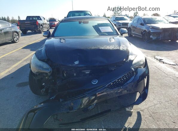 KNAE45LC2K6057777 2019 KIA STINGER Черный Вид задней части салона