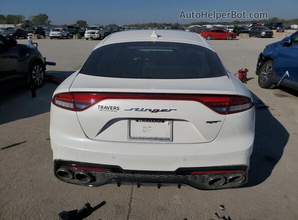 KNAE45LC9N6103447 2022 KIA STINGER Белый Вид сзади