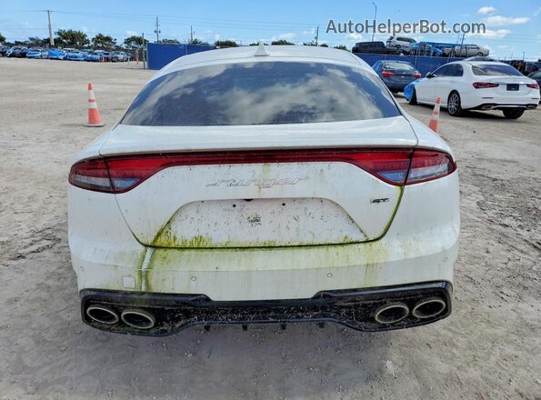 KNAE55LC2P6130053 2023 KIA STINGER Белый Вид салона спереди