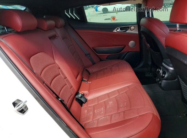 KNAE55LC2P6130053 2023 KIA STINGER Белый Вид задней части салона