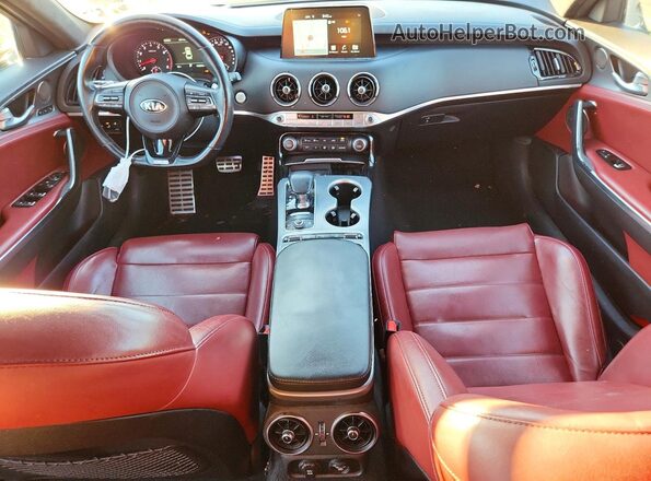 KNAE55LC3M6094868 2021 KIA STINGER Charcoal Widok deski rozdzielczej