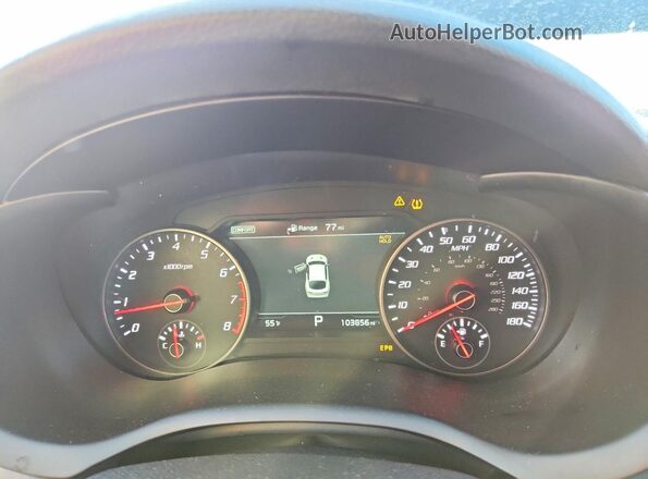 KNAE55LC3M6094868 2021 KIA STINGER Charcoal Widok zestawu wskaźników