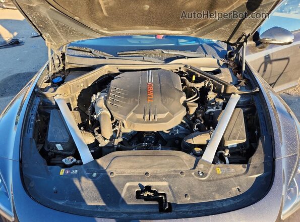 KNAE55LC3M6094868 2021 KIA STINGER Charcoal Widok wnętrza z tyłu