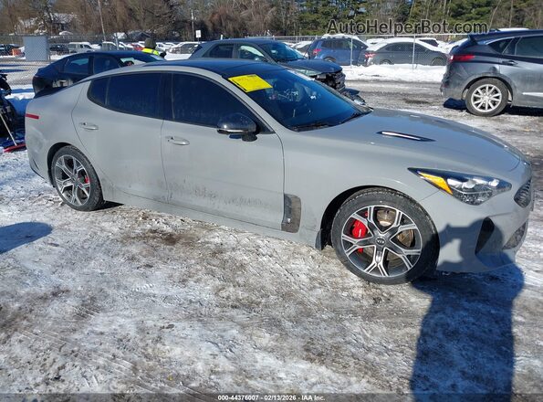 KNAE55LC4K6043148 2019 KIA STINGER Gray Przód prawy