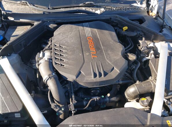KNAE55LC4K6043148 2019 KIA STINGER Gray Widok z tyłu