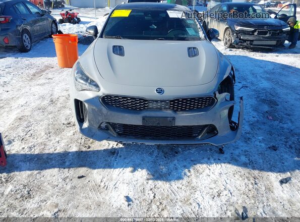 KNAE55LC4K6043148 2019 KIA STINGER Gray Widok wnętrza z tyłu