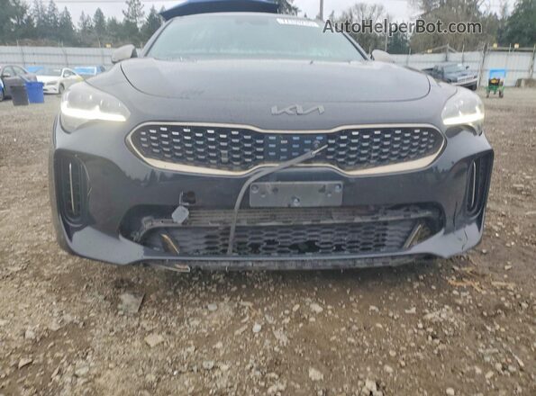 KNAE55LC8K6043072 2019 KIA STINGER Черный Вид спереди