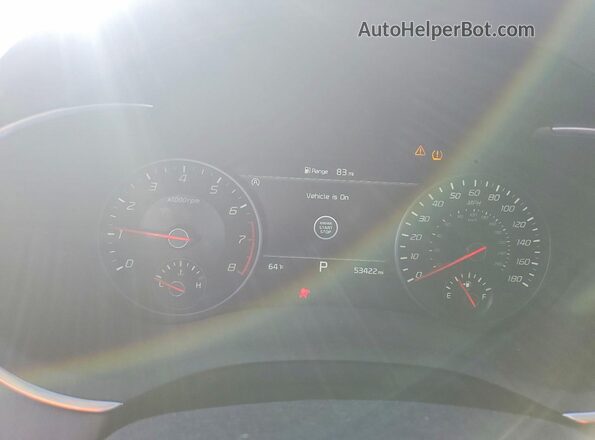 KNAE55LC8P6128758 2023 KIA STINGER Белый Вид щитка приборов