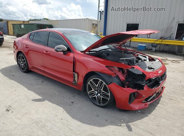 KNAE55LCXP6130642 2023 KIA STINGER Красный Передняя правая четверть