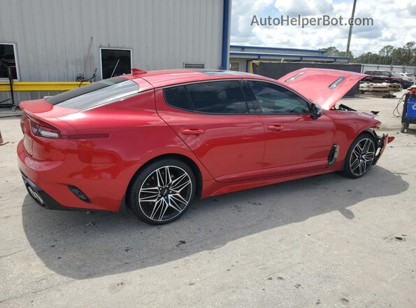 KNAE55LCXP6130642 2023 KIA STINGER Красный Задняя правая четверть