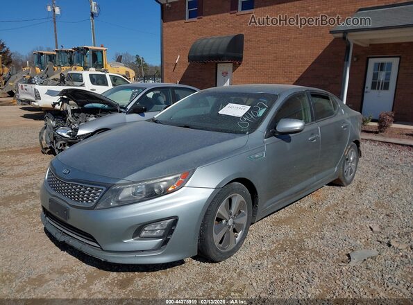 KNAGN4AD0G5094027 2016 KIA OPTIMA HYBRID Серебряный Передняя левая четверть