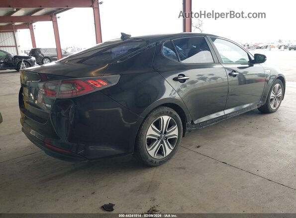 KNAGN4ADXG5093838 2016 KIA OPTIMA HYBRID Black Tył prawy