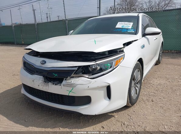 KNAGT4LC3H5008673 2017 KIA OPTIMA HYBRID Белый Вид спереди