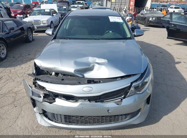 KNAGT4LE5J5023277 2018 KIA OPTIMA HYBRID Серый Вид задней части салона