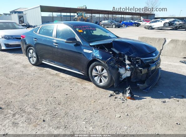 KNAGU4LE0K5031916 2019 KIA OPTIMA HYBRID Blue Przód prawy