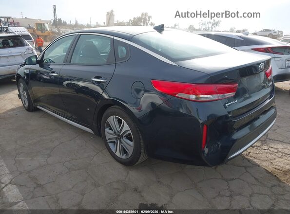 KNAGU4LE1H5013644 2017 KIA OPTIMA HYBRID Dark Blue Задняя левая четверть