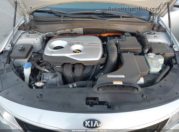 KNAGU4LE2H5011210 2017 KIA OPTIMA HYBRID Серебряный Вид сзади