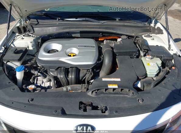 KNAGV4LD5H5013196 2017 KIA OPTIMA PLUG-IN HYBRID White Vista trasera