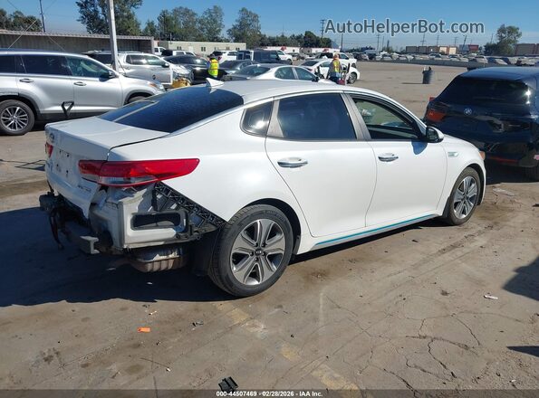 KNAGV4LD5H5013196 2017 KIA OPTIMA PLUG-IN HYBRID White Trasero derecho