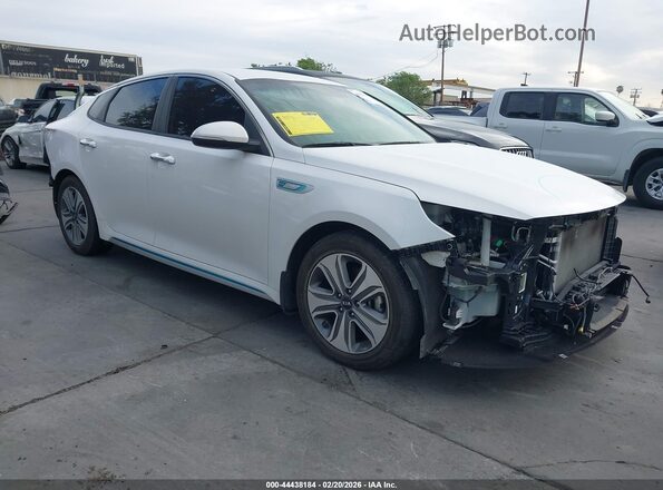 KNAGV4LD8H5011040 2017 KIA OPTIMA PLUG-IN HYBRID Белый Передняя правая четверть