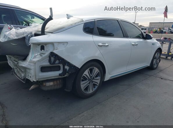 KNAGV4LD8H5011040 2017 KIA OPTIMA PLUG-IN HYBRID Белый Задняя правая четверть