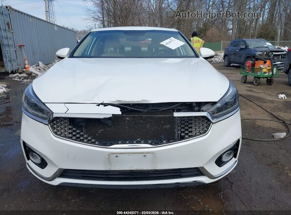 KNALB4J18H5086997 2017 KIA CADENZA Белый Вид щитка приборов