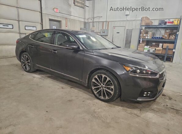 KNALC4J11J5100340 2018 KIA CADENZA Серый Передняя правая четверть
