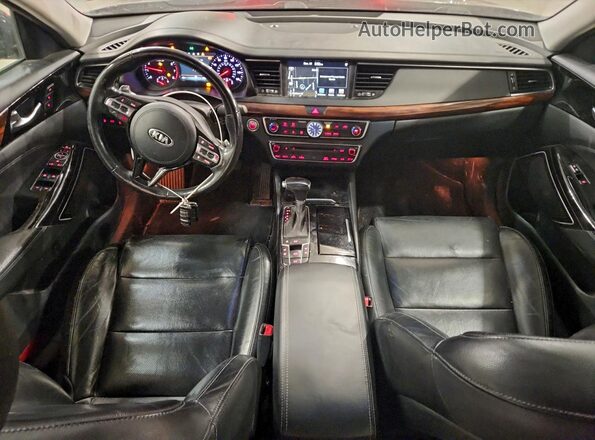 KNALC4J11J5100340 2018 KIA CADENZA Серый Вид панели приборов