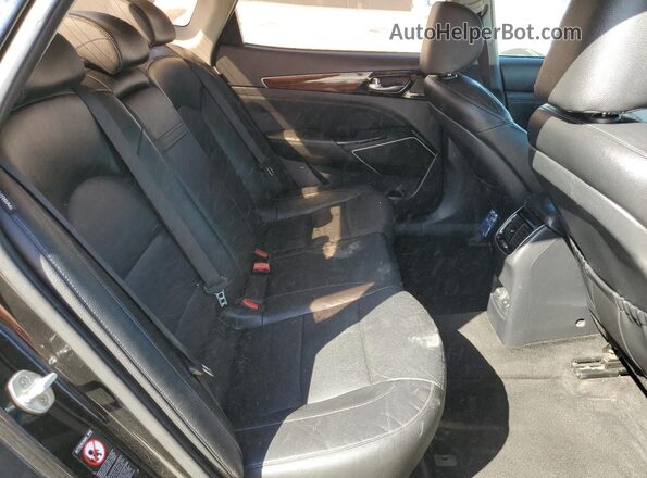 KNALC4J11J5101357 2018 KIA CADENZA Черный Вид задних сидений