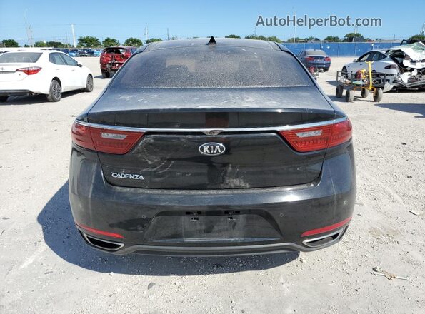 KNALC4J11J5101357 2018 KIA CADENZA Черный Вид сзади