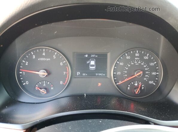 KNALC4J11J5101357 2018 KIA CADENZA Черный Вид щитка приборов